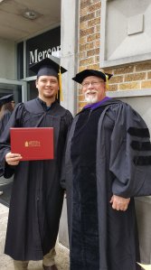 Zeke and sterling at grad